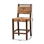 bali & pari Cordoba Bohemian Natural Seagrass Counter Stool, Natural Seagrass/Teak, 2/Set (249-2P-13843-HT)~#|#~FC2B007D-2EBA-454B-AD971358D5C03B28_sc7
