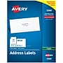 Avery Copier Address Labels, 1 1/2" x 2-13/16", White, 2,100 Labels/Box (5360)~#|#~FC2BC5EB-2420-4383-A65E93CB866956D5_sc7