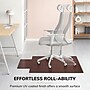 Anji Mountain Standard Bamboo Carpet & Hard Floor Chair Mat with Lip, 44" x 52", Dark Cherry (AMB24006)~#|#~FC2BE1E7-7B8C-48C8-88B3D040220D7CB7_sc7