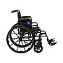 Medline Guardian K4 Lightweight Manual Wheelchair, 16" Seat Width, Desk Length Arms, Black (K4166N24S)  ~#|#~FC2D8FE3-B532-44CE-A382D29925777C51_sc7