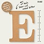 Plaid MDF Letters, 5", Brown Oxide, 12/Pack (PDE63558-12)~#|#~FC3193D7-40B2-4DC1-8C73CB1BCBECFC4F_sc7
