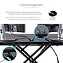 StarTech Adjustable Large Surface Corner Sit Stand Desk Converter for Dual Monitors, Keyboard Tray, 35" x 21" (ARMSTSCORNR)~#|#~FC335158-21B1-404B-843C552D2E28BF2B_sc7