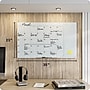 U Brands Floating Glass Dry Erase Calendar Board, Frameless, 35" x 23", White Frosted Surface (2775U00-01)~#|#~FC3534E1-9E33-44A0-8A4B55EAA75B129A_sc7