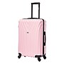 InUSA Vasty 26.37" Hardside Suitcase, 4-Wheeled Spinner, TSA Checkpoint Friendly, Pink (IUVAS00M-PNK)~#|#~FC35765F-40F6-451F-BC864CB38D99EF9D_sc7