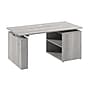 Bush Business Furniture Stratus 60"W Electric Adjustable Standing Desk with Bookcase, Platinum Gray (SUT005PG)~#|#~FC36B62C-CECE-477C-84348200EAA5F63F_sc7