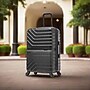 InUSA Aurum 25.98" Hardside Suitcase, 4-Wheeled Spinner, TSA Checkpoint Friendly, Black (IUAUR00M-BLK)~#|#~FC3836B0-4F6B-481D-ABE684DFF8937D95_sc7