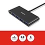 Staples TECH 4-Port USB 3.0 Hub, Black (ST62372)~#|#~FC391353-7484-4A2A-B6B9E04E7E538581_sc7