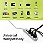GoGreen Power Power Strip, 3 Outlet, White, 3/Pack (GG-13002MS)~#|#~FC3BE30C-8F7E-444B-BC33C654AD03D8DA_sc7