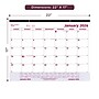 2026 Brownline Classic 22" x 17" Monthly Desk Pad Calendar, Burgundy/White (C1731V)~#|#~FC3DED45-139C-435D-9F5A7DF196B18697_sc7