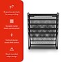 TRU RED Mesh Letter Wall File, 5‑Pocket Hanging File Organizer, Black – Vertical Wall‑Mounted Mail & Document Holder~#|#~FC447818-112A-46E8-91565A1354BA58DC_sc7