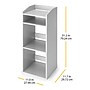 Whitmor 31" x 11" Shelving Units, Gray (6422-12122-ALY)~#|#~FC47F904-6792-4AB1-BA4F88FEDBFF14EB_sc7