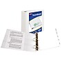 Avery TouchGuard Protection Heavy Duty 4" 3-Ring View Binders, Slant Ring, White (17145)~#|#~FC52DD12-04B7-4C05-B22CBAC0585E4F3D_sc7