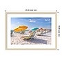 Amanti Art South Beach Miami Beach Chairs II by Richard Silver Wood Framed Wall Art Print, 25"W x 19"H (A42679058525)~#|#~FC52F096-6D6C-4CF3-8F8D294F47674B59_sc7