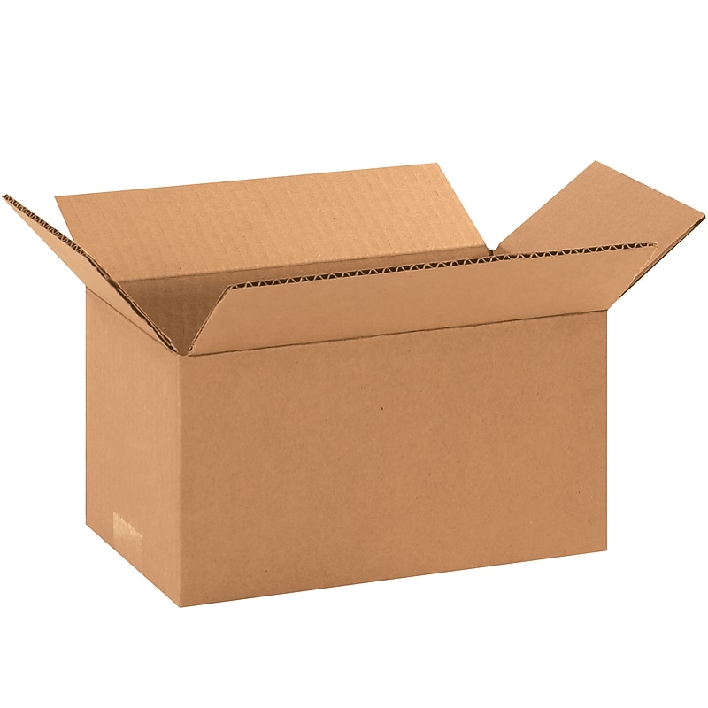 10" x 6" x 5" Shipping Boxes, 32 ECT, Brown, 25/Bundle (1065) image 1