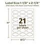Avery EcoFriendly Laser/Inkjet Decorative Edge Multipurpose Labels, 1-1/8" x 2-1/4", White, 2100/Box (94061)~#|#~FC539A62-5E6C-4FED-8FA4320D486ABA89_sc7