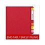 Medical Arts Press Heavy-Duty End Tab File Folder, Straight Cut, Letter-Size, Red, 40/Box (S-09459-RED)~#|#~FC562518-E2C2-4E5A-AF3949895FD77444_sc7