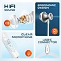 Delton 15EC Wired Earbuds & 2-in-1 USB-C Splitter Adapter Bundle, White (DWH15ECWHKT1)~#|#~FC5B1BE3-B125-4FF4-8EDF4E9D44E4745F_sc7