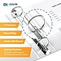 Davis Group QuickFit 2" 3-Ring Standard Binders, White, 6/Pack (88030-06)~#|#~FC5BAA2A-9466-4A32-8511336631030312_sc7