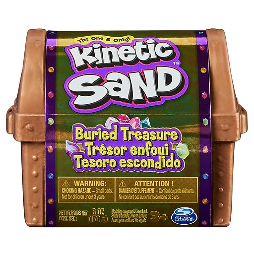 Kinetic Sand Buried Treasure Set, Multicolored (6064300) | Staples