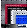 Triton Products LocBoard 24" x 24" x 9/16" Steel Square Hole Pegboards, 2/Set (LB1-BK)~#|#~FC5DA0DD-2D49-4E2A-83D86226EB9F64EE_sc7