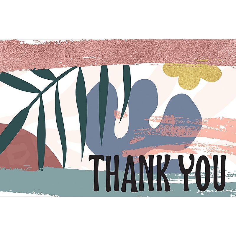 Teacher Created Resources Wonderfully Wild Personal Thank You Notecards, Multicolored, 30/Pack, 6 Packs/Bundle (TCR9191-6) image 1