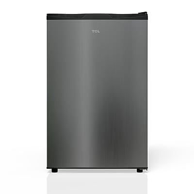 TCL 3.1 Cu. Ft. Compact Single Door Refrigerator, Silver (TRM31S4AV) Simolary simolary.com