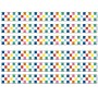 Carson-Dellosa We Stick Together Straight Bulletin Board Borders, 3" x 3', Checkered Rainbow, 6/Bundle (CD-108521-6)~#|#~FC61DE8A-A056-4382-ACCD1E8166A2C32C_sc7