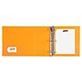 JAM Paper 4" 3-Ring Flexible Poly Binder, Orange (PB75245OR)~#|#~FC6808AB-899B-46E4-86C537EF343A9F66_sc7