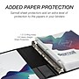 Samsill Durable 1.5" View Binders, D-Ring, Made in USA, Black, Blue, Red, Green, 4/Pack (MP46458)~#|#~FC69206D-0AD9-404C-B312941968926509_sc7