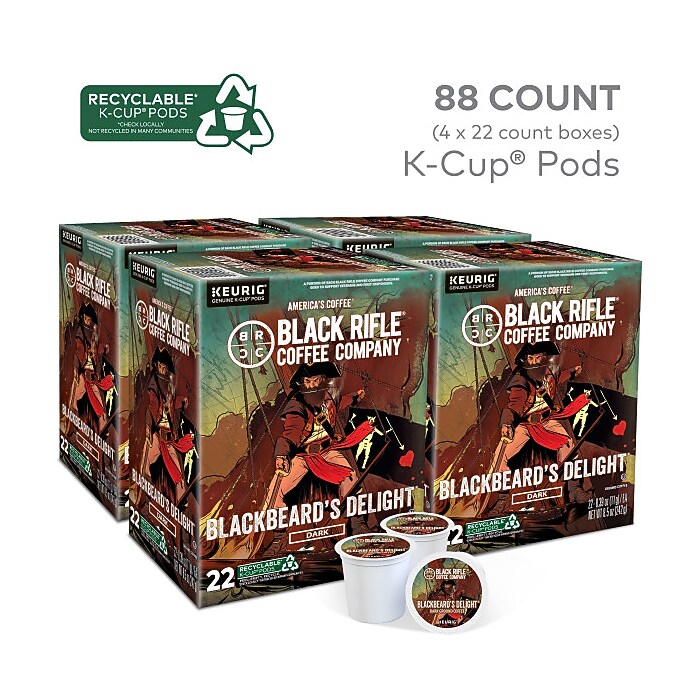 Black Rifle Coffee Company Blackbeard's Delight Coffee Keurig K