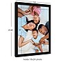 Amanti Art Avon Narrow 18" x 24" Polystyrene Picture Frames, Black Satin (A42678299142)~#|#~FC6AB62A-E374-4CC8-82171518BFF03EA2_sc7