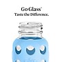 Lifefactory 4 oz. Glass Baby Bottle with Silicone Sleeve, Stage 1 Nipple, Stopper & Cap, Sky (LF110000C4)~#|#~FC6AF5A3-96FF-475B-82C310CEF91903D6_sc7