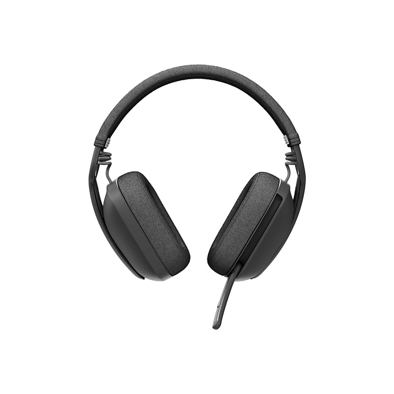 Logitech Zone Vibe Wireless Noise Canceling Bluetooth Stereo Headset, MS Certified, Graphite (981-001156) image 1