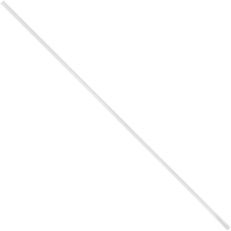 6" Vinyl Twist Ties White, 2000/Carton (PLT6W) image 1