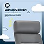 Serta Comfort Ergonomic Bonded Leather Swivel Executive Chair, Gray (CHR10130C)~#|#~FC7A9689-F039-4CBD-BCBFF45EF2FCEDB3_sc7