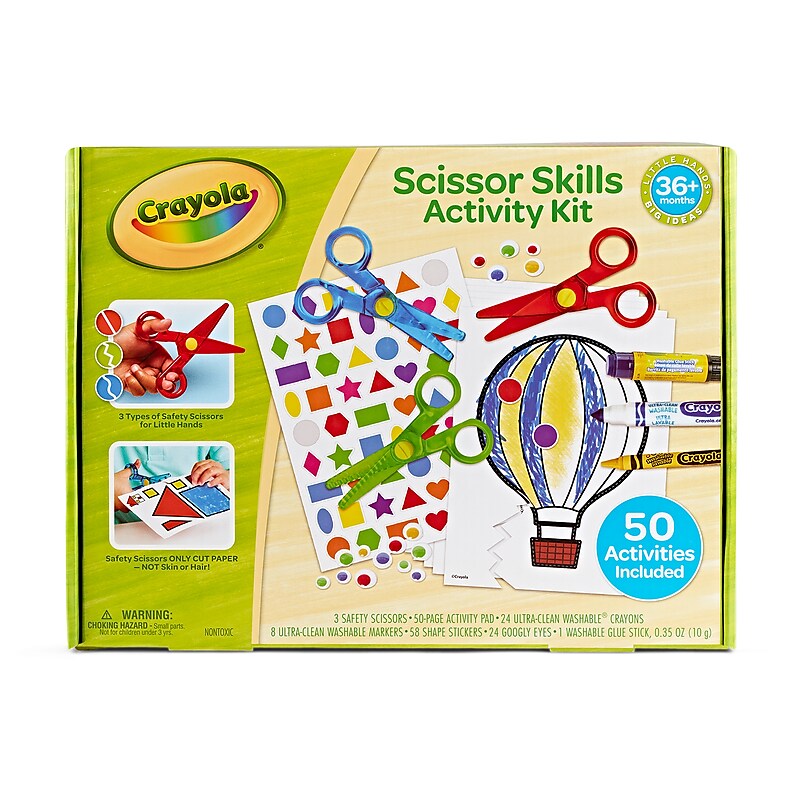 Crayola Scissor Skills Activity Kit, 88/Set (BIN811519) image 1