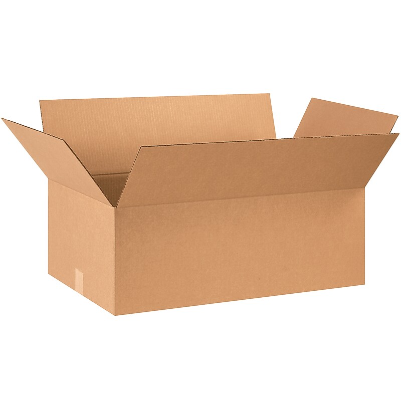 28" x 16" x 10" Shipping Boxes, 32 ECT, Brown, 20/Bundle (281610) image 1