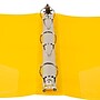 JAM Paper 1" 3-Ring Flexible Poly Binder, Yellow (PB75239YE)~#|#~FC8892FF-3D89-4C33-99E062A6AE1690C1_sc7