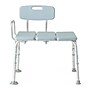 Medline Bath Bench, Fixed Arms, Back Rest, Aluminum Frame, 350 lb. Capacity (MDS86960KDMBH)~#|#~FC8AB875-FD61-4F71-B1644D90A30AD843_sc7
