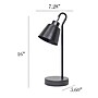 Simple Designs Sleek Essentials LED Desk Lamp, 16", Black (LD1079-BLK)~#|#~FC8BFD0E-3970-4E16-AF7A108F0AC612F4_sc7