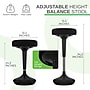 Uncaged Ergonomics Armless Wobble Active Office Stool, Black (WSB)~#|#~FC8DA381-5823-4857-A8890C94B16BD303_sc7
