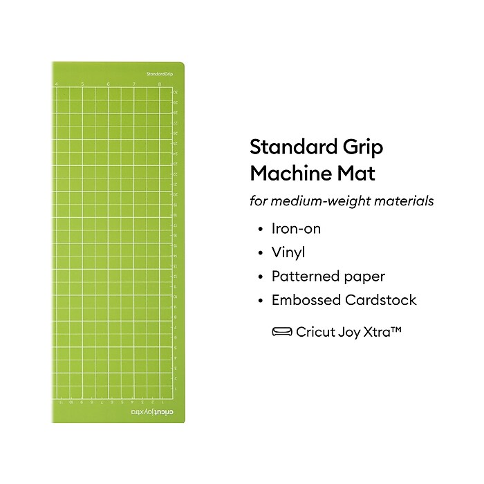 Cricut Joy Xtra Die Cutting Standard-Grip Machine Mat, Green