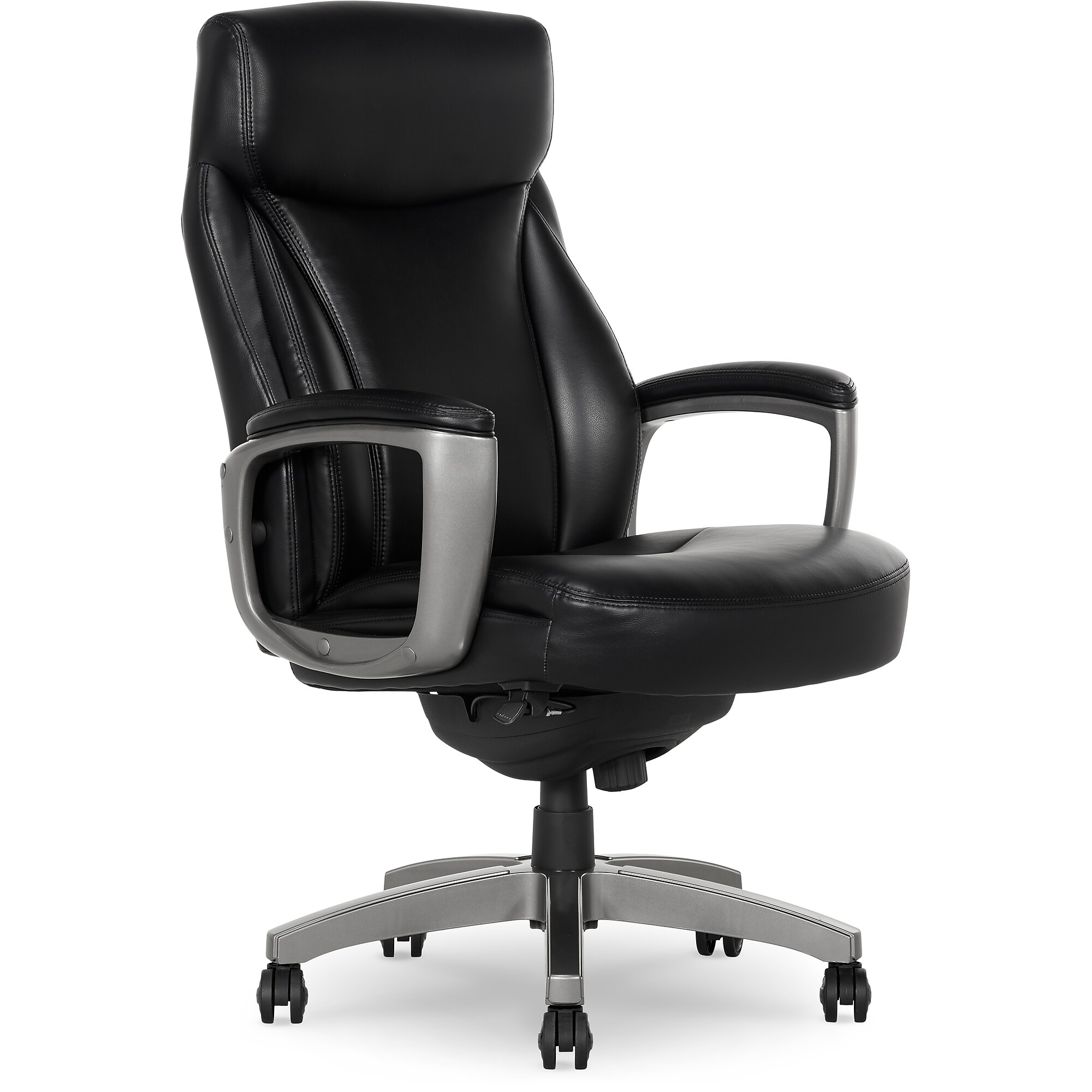 La-Z-Boy Arcadian Ergonomic Bonded Leather Swivel Executive Chair, Black (60009) Sansujyuku sansujyuku.com