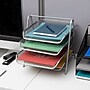 Mind Reader Metal Mesh Front Loading Letter Tray, Letter/Legal Size, Silver (4TPAPER-SIL)~#|#~FC973370-274F-480A-A5B909538DBFF1D3_sc7