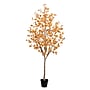 Nearly Natural 8' Autumn Eucalyptus Artificial Fall Tree (T4813)~#|#~FC9885FC-7EB9-4AD9-ADE2A10A84D58B11_sc7