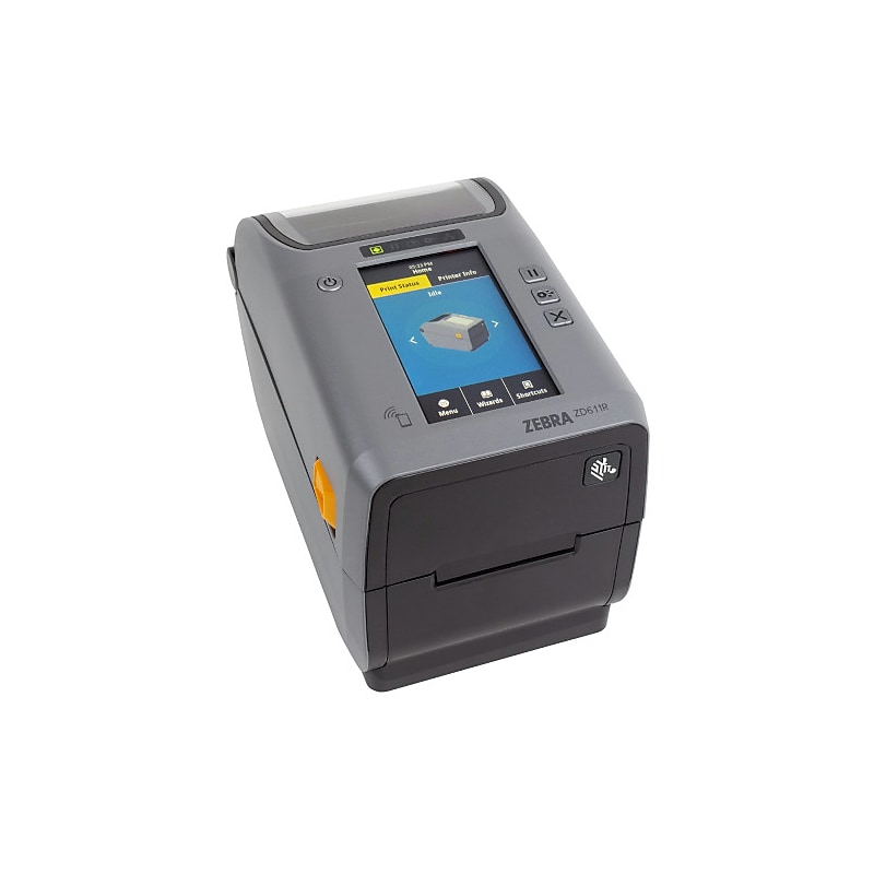 Zebra ZD6A123-T01QR1EZ Thermal Transfer POS Printer, USB/Ethernet/Wi-Fi 6/Bluetooth, Gray image 1