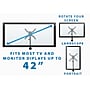 Mount-it! Ultra-Wide Single Monitor Desk Mount for Monitors up to 42", Holds Up to 22 lbs., Black (MI-709)~#|#~FC9CFB87-B642-4D02-B1393FC9657EF6E4_sc7