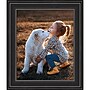 Amanti Art Ridge 18" x 24" Polystyrene Picture Frame, Black Satin (A42678297462)~#|#~FCA1B3E2-97DA-48B3-8F04260C1BB1BAAD_sc7