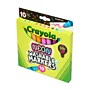 Crayola Neon Washable Water-Based Marker, Assorted Colors, 10/Pack (58-7847)~#|#~FCA203DA-9511-43F5-A7167FD0CAE130DD_sc7