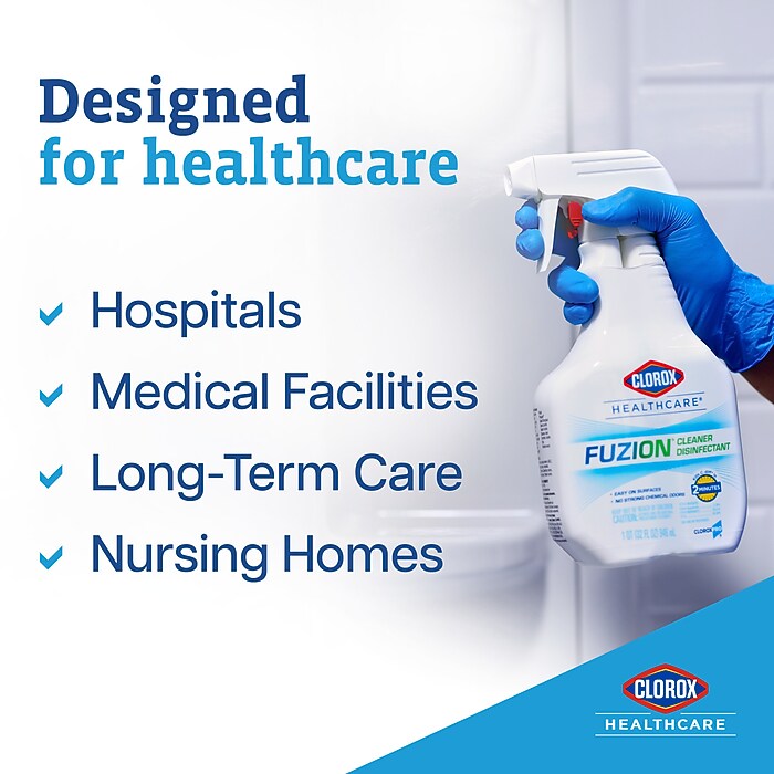 Clorox Healthcare Fuzion All-Purpose Cleaners & Spray Disinfectant